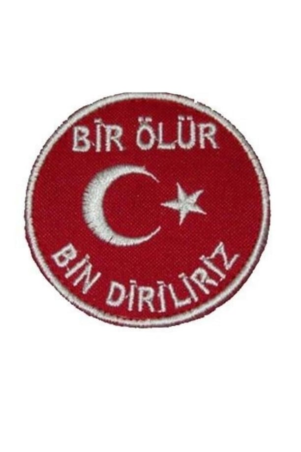 Nakış Patch Bir Ölür Bin Diriliriz