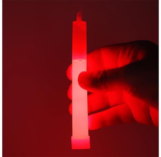 Neon Glo Kırmızı Işık Çubuğu Çubuk Işık- Çubuk Işıklar- Fosforlu Işık Çubuğu- isik