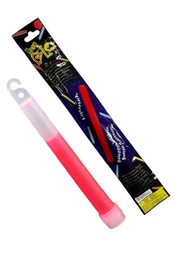 Neon Glo Kırmızı Işık Çubuğu Çubuk Işık- Çubuk Işıklar- Fosforlu Işık Çubuğu- isik