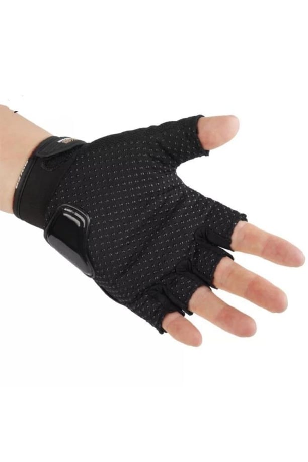 PRO BIKER DARBELİ YARIM PARMAK BEDENLİ (SİYAH-M)