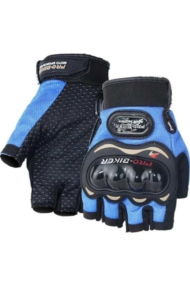 PRO BIKER DARBELİ YARIM PARMAK BEDENLİ (MAVİ-L)