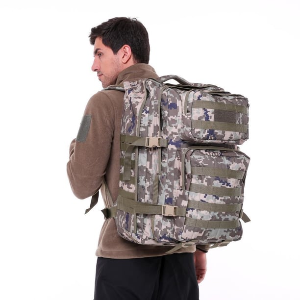 Single Sword 60 L Su Geçirmez Outdoor Taktik Dağcı&Kamp Çantası (PİKSEL)