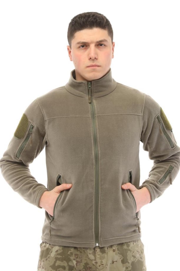 Single Sword Askeri ve Outdoor Erkek&Kadın Taktik Polar Mont-Hırka-Ceket (SİYAH-XL)
