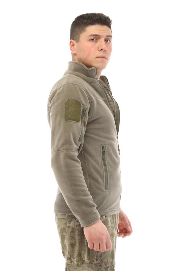 Single Sword Askeri ve Outdoor Erkek&Kadın Taktik Polar Mont-Hırka-Ceket (SİYAH-2XL)