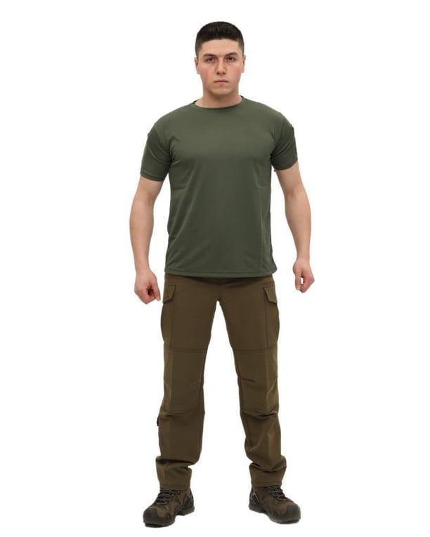 Single Sword Bisiklet Yaka Kısa Kol Taktik T-shirt (HAKİ-M)