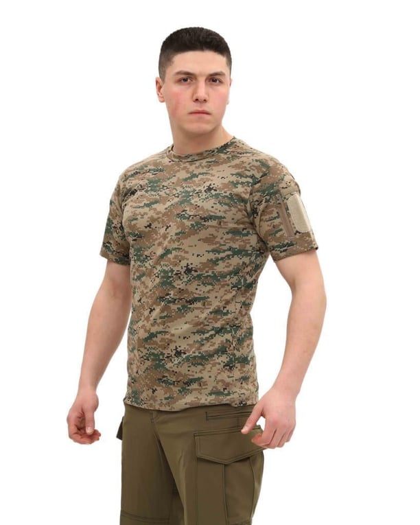 Single Sword Bisiklet Yaka Kısa Kol Taktik T-shirt (PİKSEL-2XL)