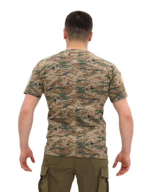 Single Sword Bisiklet Yaka Kısa Kol Taktik T-shirt (PİKSEL-2XL)