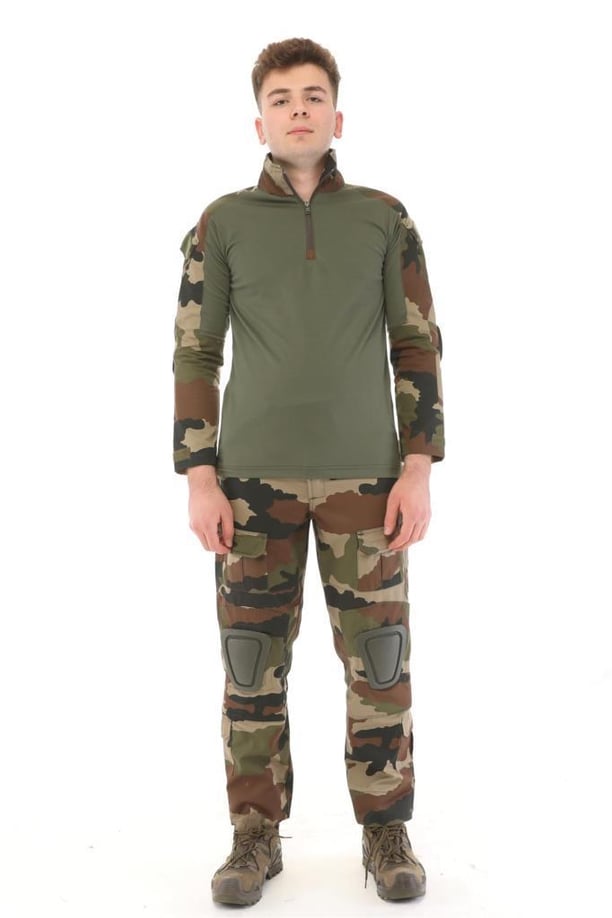 Single Sword Dizlikli Kamuflaj Taktik Erkek&Kadın Outdoor Kargo Pantolon (USA-S)