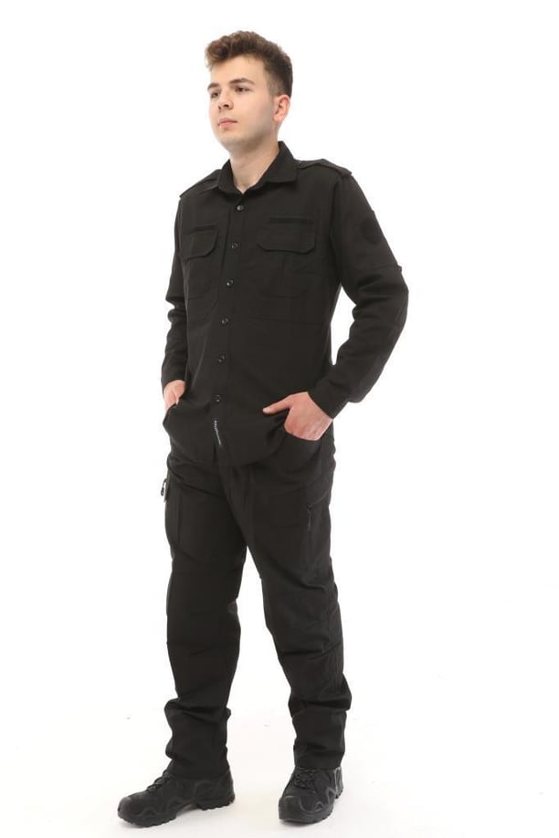 Single Sword Erkek&Kadın 5.11 Taktik Gömlek ve Pantolon Alt Üst Takım (SİYAH-XL)