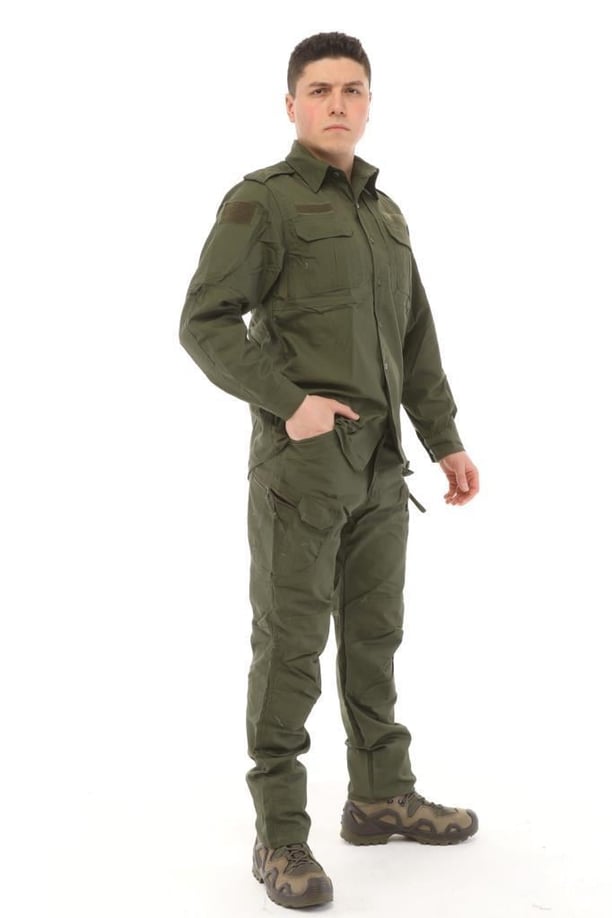 Single Sword Erkek&Kadın 5.11 Taktik Gömlek ve Pantolon Alt Üst Takım (HAKİ-4XL)