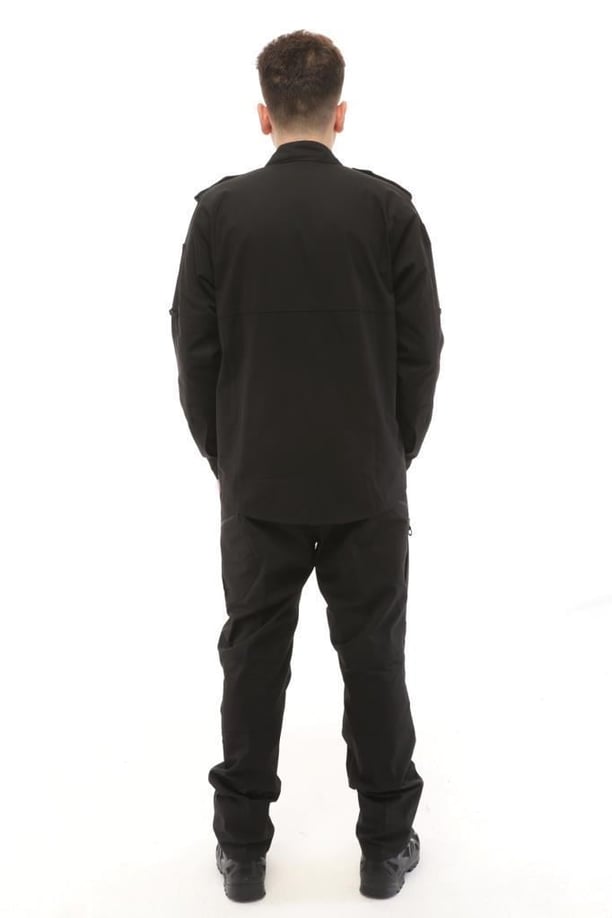 Single Sword Erkek&Kadın Outdoor Taktik Gömlek Pantolon İkili Takım (SİYAH-4XL)