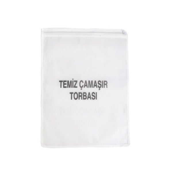 Single Sword Fermuarlı Bedelli & Acemi Asker Temiz Çamaşır Torbası, Beyaz