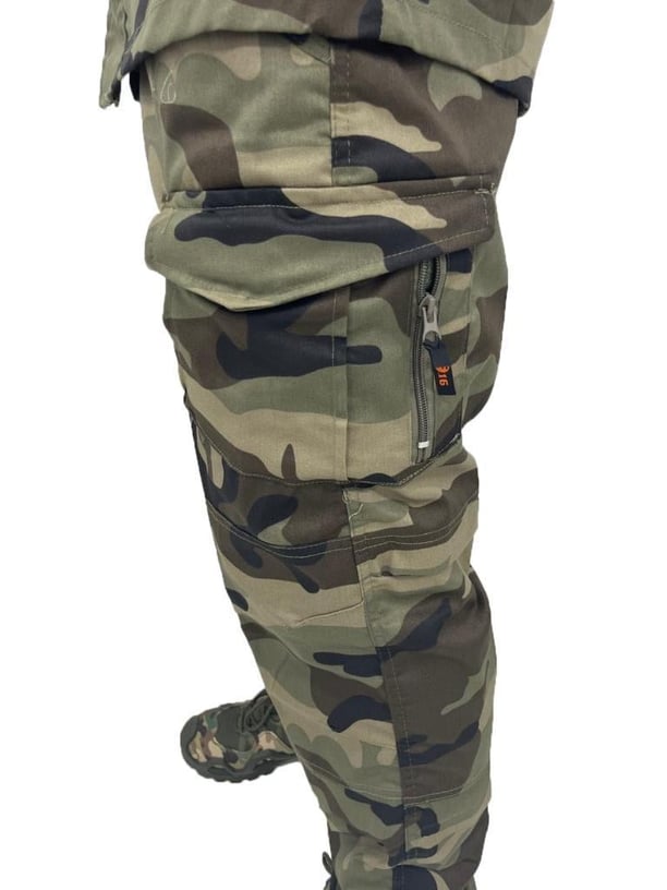 Single Sword Kadın&Erkek Gömlek ve Pantolon  Outdoor Taktik Alt Üst Takım (WOODLAND-2XL)
