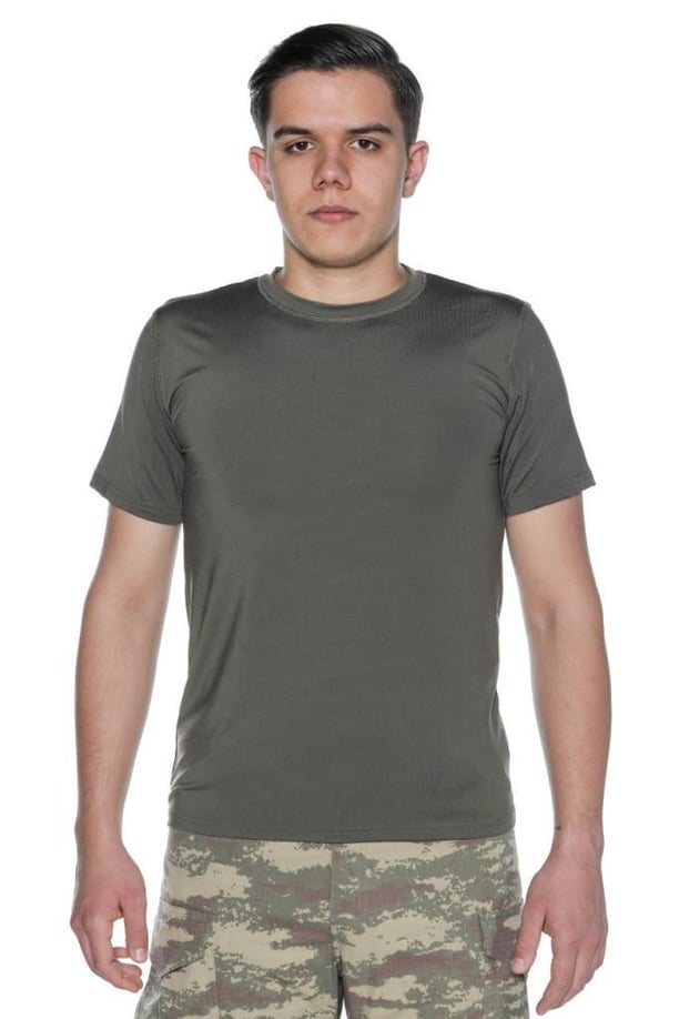 Single Sword Kısa Kol Microfiber T-Shirt Askeri ve Outdoor Microfiber Üst İçlik Fanila Tişört