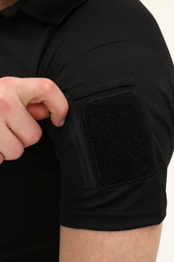 Single Sword Kısa Kollu Taktik  Polo Yaka Tişört (SİYAH-3XL)