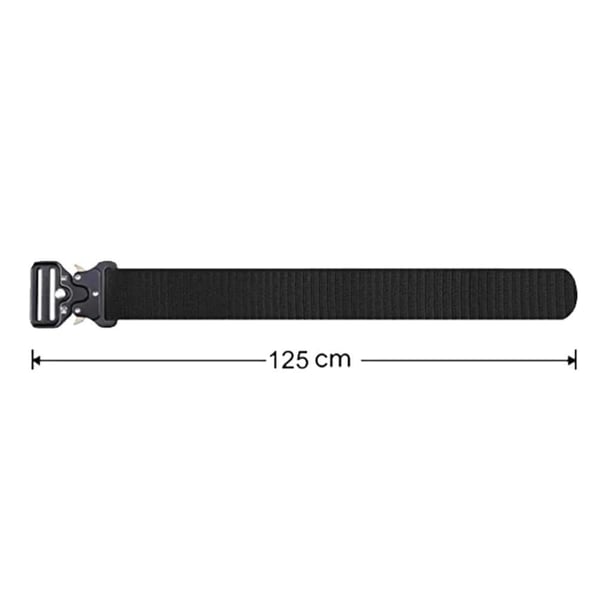 Single Sword Kobra Kemer 125 Cm X 3.8 Cm - Taktik Outdoor ve Koruma Pantolon Kemeri (SİYAH)