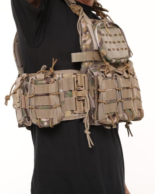 Single Sword Kod-15 Pratik Taktik Hücum Yeleği – Multicam ve Rus Pikseli