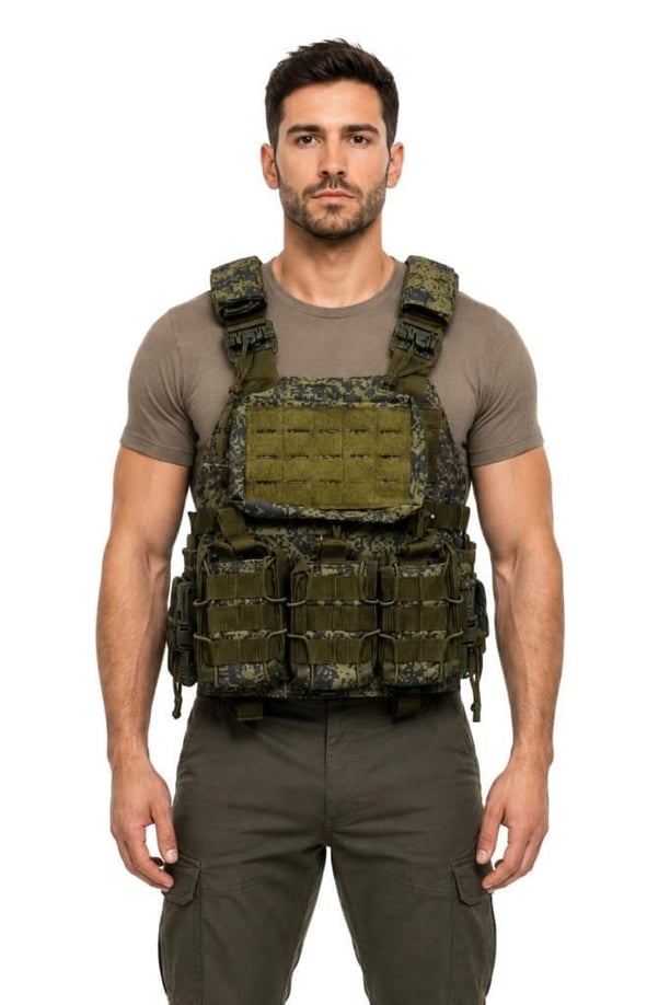 Single Sword Kod-15 Pratik Taktik Hücum Yeleği – Multicam ve Rus Pikseli
