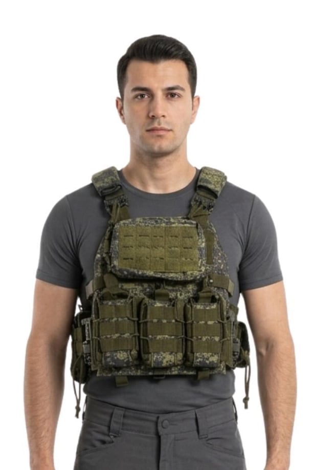 Single Sword Kod-15 Pratik Taktik Hücum Yeleği – Multicam ve Rus Pikseli