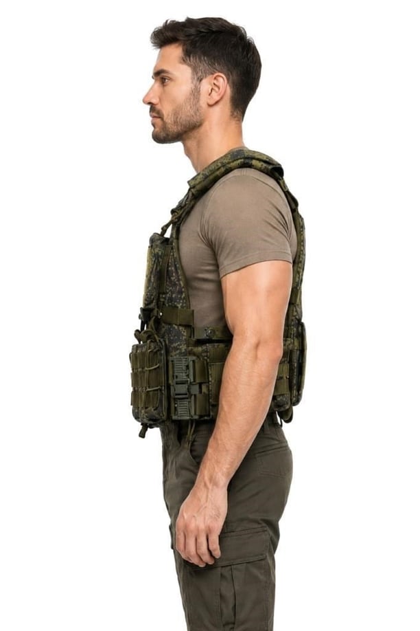 Single Sword Kod-15 Pratik Taktik Hücum Yeleği – Multicam ve Rus Pikseli