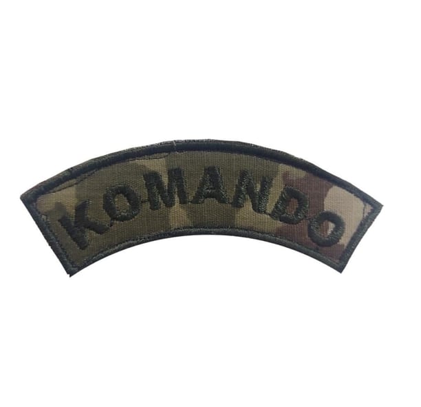 Single Sword Komando Yazılı Nakış Patch - Peç