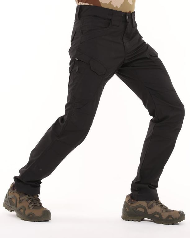 Single Sword Likralı Rahat Kadın&Erkek Outdoor Taktik Pantolon (SİYAH-36)