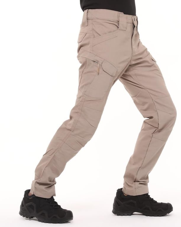 Single Sword Likralı Rahat Kadın&Erkek Outdoor Taktik Pantolon (BEJ-32)