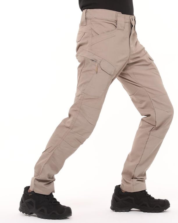 Single Sword Likralı Rahat Kadın&Erkek Outdoor Taktik Pantolon (BEJ-40)