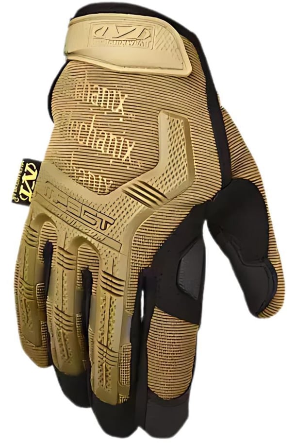 Single Sword Mechanix Tam Parmak Taktik Eldiven, Darbe Emici İş Eldiveni, Dokunmatik Özellikli Motosiklet&Spor Eldiveni, Unisex (BEJ-XL)