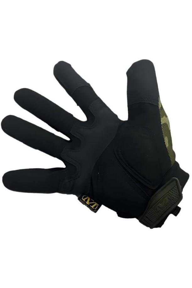 Single Sword Mechanix Tam Parmak Taktik Eldiven, Darbe Emici İş Eldiveni, Dokunmatik Özellikli Motosiklet&Spor Eldiveni, Unisex (KAMUFLAJ-L)