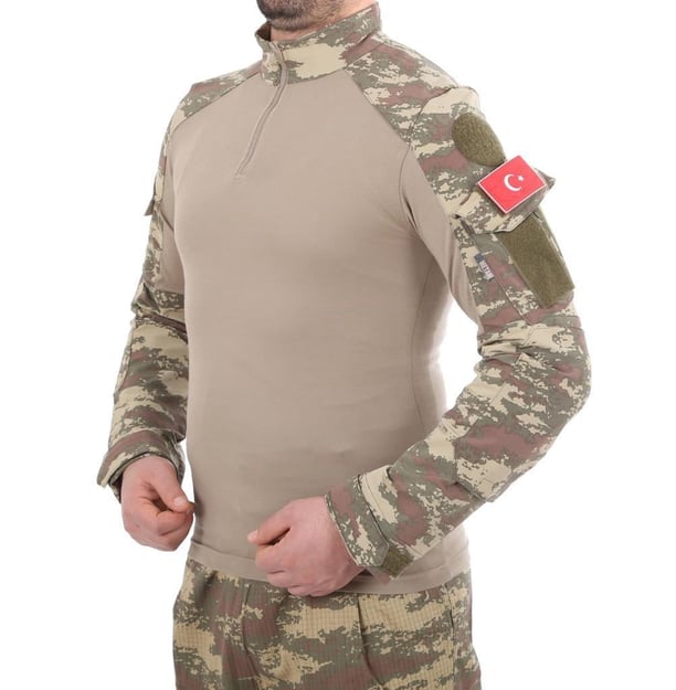 Single Sword Metam Askeri ve Jandarma Kombat Uzun Kollu Erkek Tişört (TSK-L)