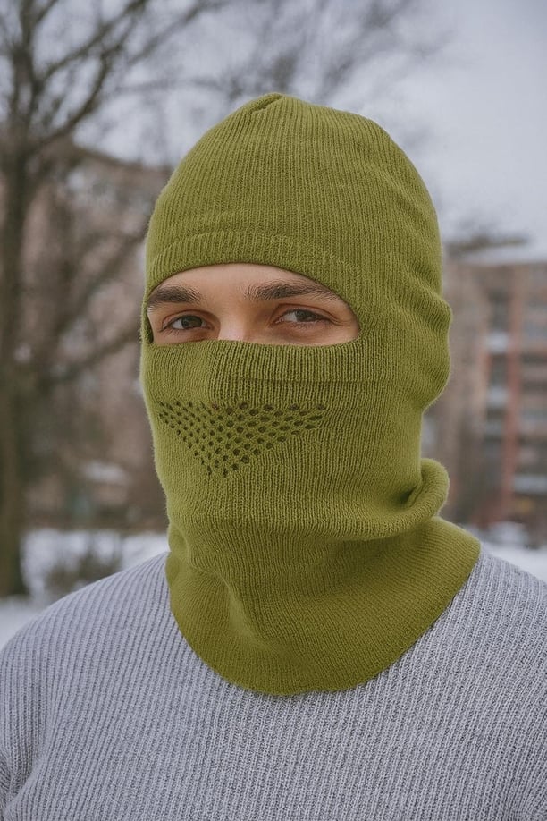 Single Sword Motorcu Modüler Kar Maskesi,Erkek&Kadın Bere,Balaklava
