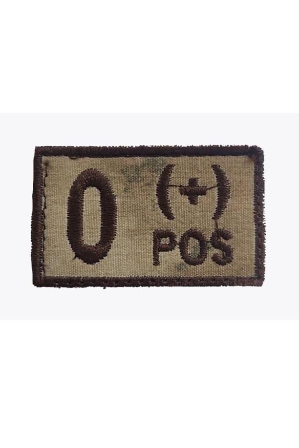 Single Sword Nakış Kan Grubu Patch - Peç (AB RH (+)-JAN)