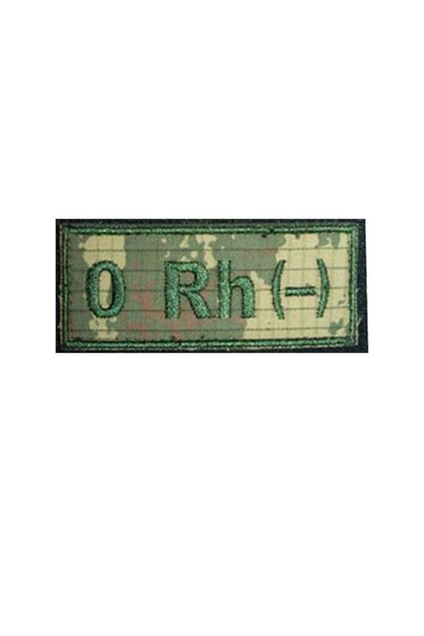 Single Sword Nakış Kan Grubu Patch - Peç (A RH (+)-TSK)