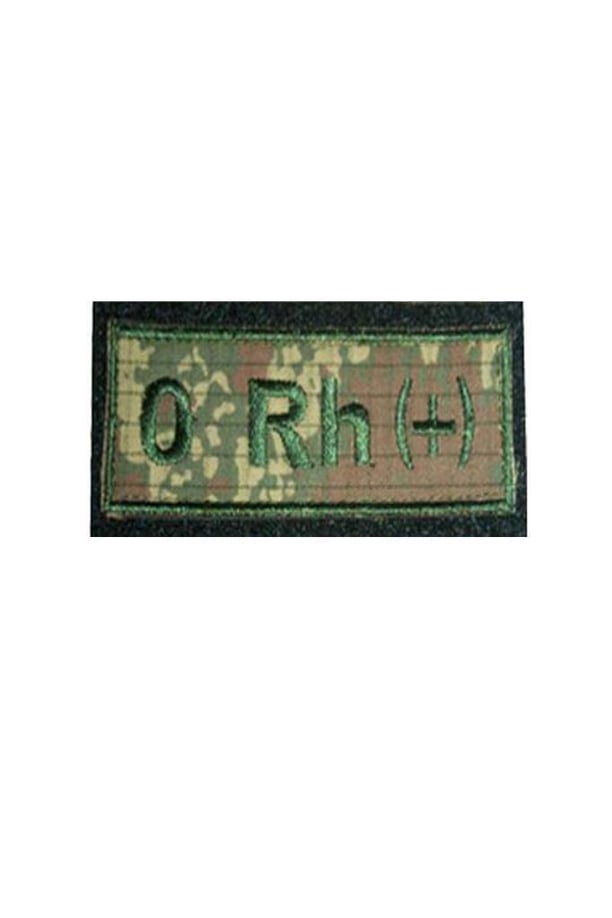 Single Sword Nakış Kan Grubu Patch - Peç (A RH (-)-TSK)