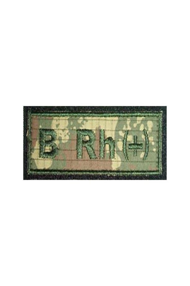 Single Sword Nakış Kan Grubu Patch - Peç (AB RH (-)-TSK)