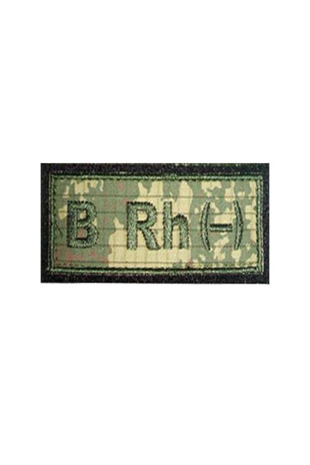 Single Sword Nakış Kan Grubu Patch - Peç (AB RH (-)-TSK)