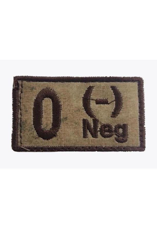 Single Sword Nakış Kan Grubu Patch - Peç (B RH (-)-JAN)
