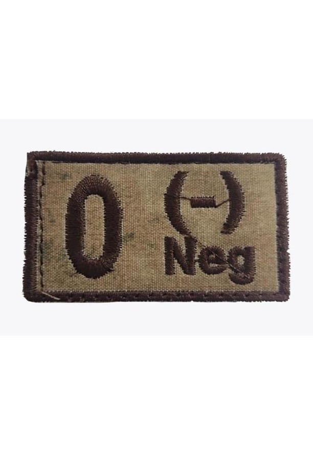 Single Sword Nakış Kan Grubu Patch - Peç (A RH (+)-JAN)