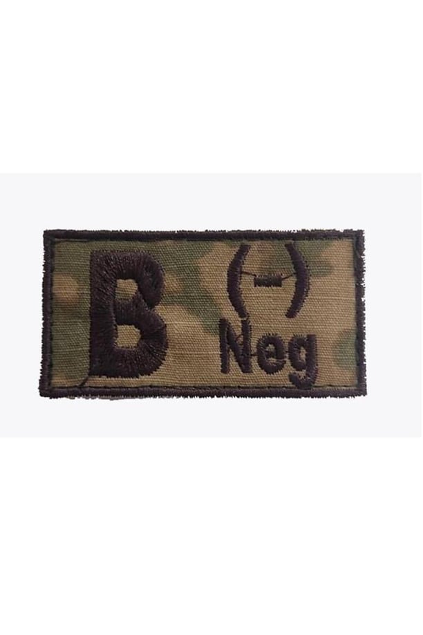 Single Sword Nakış Kan Grubu Patch - Peç (B RH (-)-JAN)