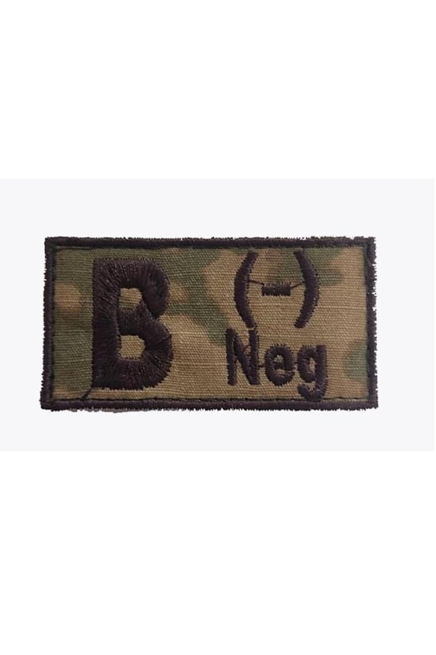 Single Sword Nakış Kan Grubu Patch - Peç (A RH (-)-JAN)