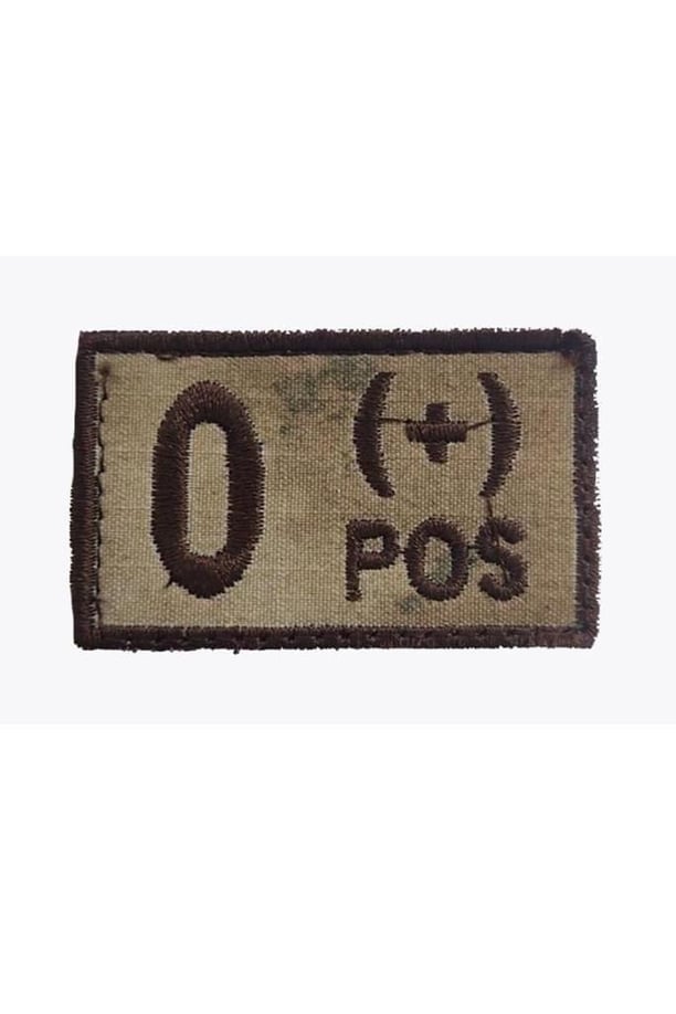 Single Sword Nakış Kan Grubu Patch - Peç (B RH (+)-JAN)