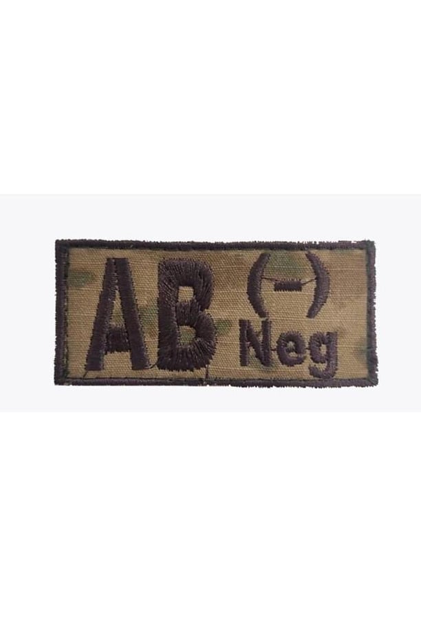Single Sword Nakış Kan Grubu Patch - Peç (B RH (-)-JAN)