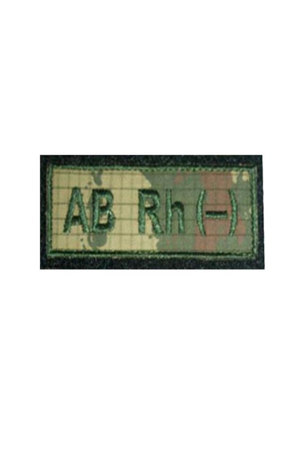 Single Sword Nakış Kan Grubu Patch - Peç (AB RH (+)-TSK)