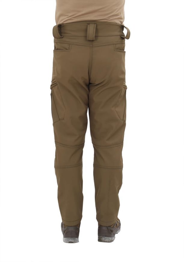 Single Sword Outdoor Softshell Su&Rüzgar  Geçirmez Taktik Erkek Pantolon (İçi Polarlı) (HAKİ-2XL)