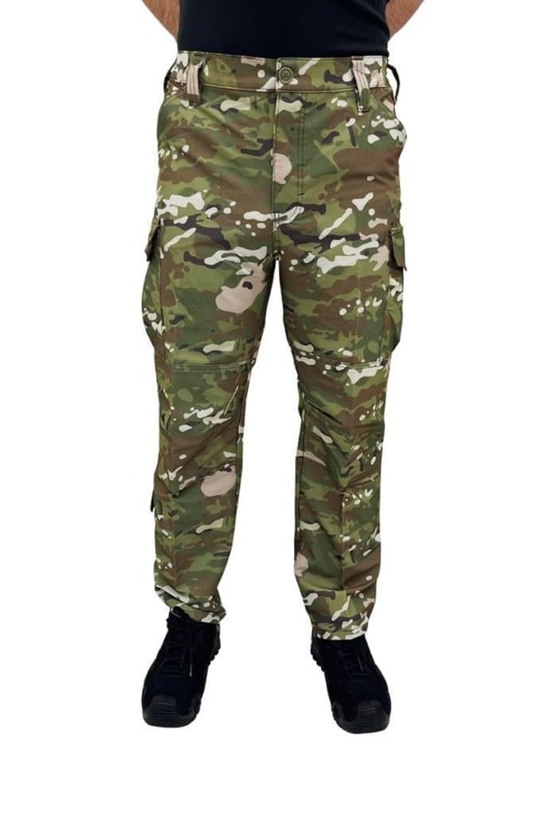 Single Sword Outdoor Taktik&Trekking Likralı Erkek&Kadın Pantolon (MULTİCAM-S)