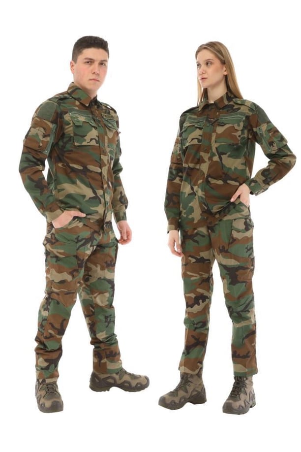 Single Sword Outdoor Unisex Kışlık Gömlek&Pantolon Alt Üst Takım (USA-M)