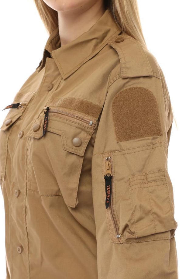 Single Sword Outdoor Unisex Kışlık Gömlek&Pantolon Alt Üst Takım (BEJ-4XL)