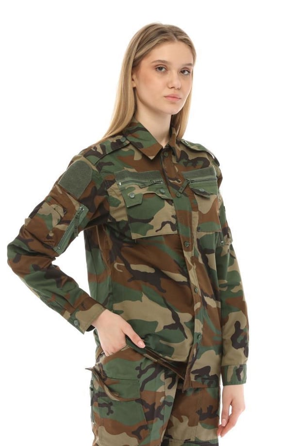 Single Sword Outdoor Unisex Kışlık Gömlek&Pantolon Alt Üst Takım (USA-M)