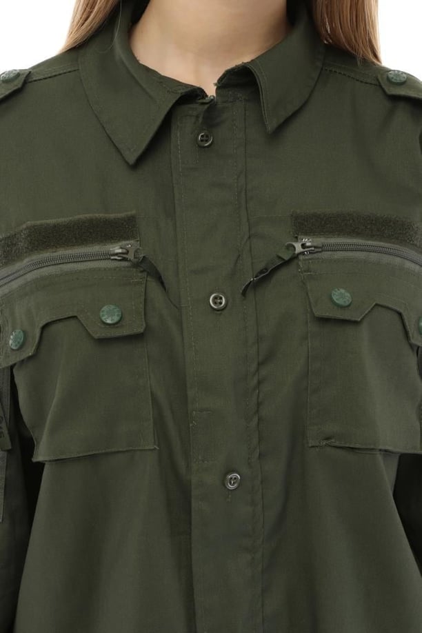 Single Sword Outdoor Unisex Kışlık Gömlek&Pantolon Alt Üst Takım (HAKİ-S)